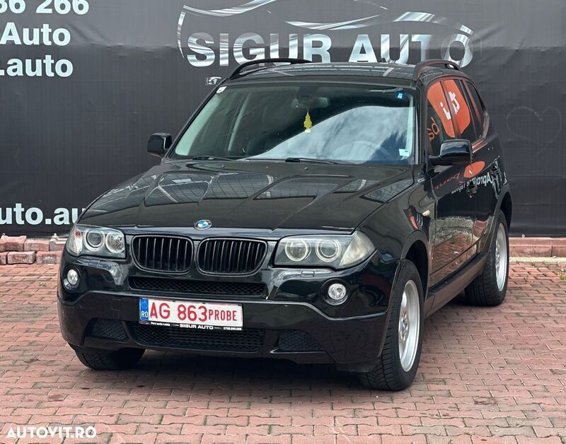 Negru Utilizat 2009 BMW X3 Exclusive SUV | 6.450 EUR (Preț OK) - Imagine 1/4