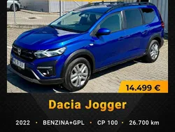 Culoarealbastru Utilizat 2022 Dacia Jogger Extreme Monovolum | 14.499 EUR (Preț OK)