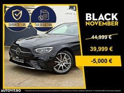 Culoarenegru Utilizat 2022 Mercedes E300 AMG line Berlinǎ | 39.999 EUR (Super Preț)