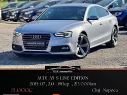 Culoarenegru Utilizat 2015 Audi A5 Sportback Sport Berlinǎ | 14.999 EUR (Preț bun)