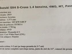 Alb Utilizat 2019 Suzuki SX4 S-Cross SUV | 14.500 EUR