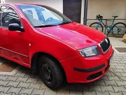 Rosu Utilizat 2008 Skoda Fabia Hatchback | 1.200 EUR (Preț bun)