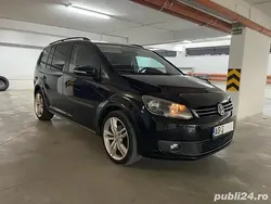 Negru Utilizat 2012 VW Touran Monovolum | 6.350 EUR (Preț bun)