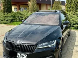 Negru Utilizat 2020 Skoda Superb SportLine Break | 18.750 EUR (Preț bun)