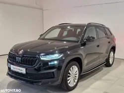 Negru metalic perleffect Utilizat 2021 Skoda Kodiaq SportLine SUV | 35.000 EUR (Scump)