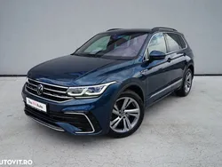 Albastru mediu metalic pereffect Utilizat 2022 VW Tiguan R-line SUV | 34.400 EUR (Scump)
