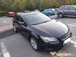 Negru Utilizat 2015 Seat Leon Ecomotive Break | 5.600 EUR (Preț bun)