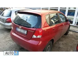 Rosu metalizat Utilizat 2007 Chevrolet Aveo Hatchback | 2.400 EUR (Preț OK)
