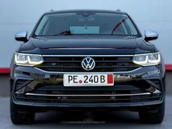 Negru Utilizat 2021 VW Tiguan R-line SUV | 20.999 EUR (Super Preț)