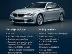 Argint Utilizat 2014 BMW 428 Gran Coupé M Sport Coupe | 22.300 EUR