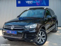 Negru Utilizat 2014 VW Touareg Terrain Tech SUV | 16.490 EUR (Super Preț)