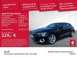 Negru Utilizat 2022 Audi A3 Advanced | 29.939 EUR (Scump)
