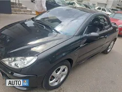 Negru Utilizat 2004 Peugeot 206 Cabrio | 2.100 EUR
