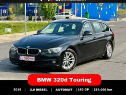 Negru Utilizat 2015 BMW 320 Efficient Dynamics Break | 8.999 EUR (Super Preț)