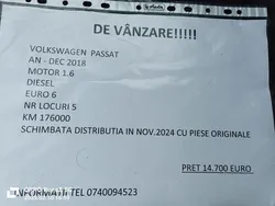 Utilizat 2018 VW Passat Berlinǎ | 13.500 EUR (Preț OK)