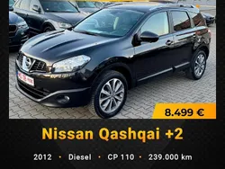 Negru Utilizat 2012 Nissan Qashqai +2 Visia SUV | 8.499 EUR (Preț OK)