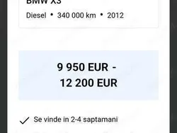 Utilizat 2012 BMW X3 SUV | 10.000 EUR