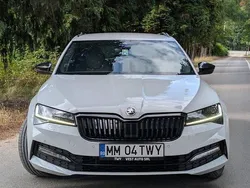 Alb Utilizat 2021 Skoda Superb SportLine Break | 17.850 EUR (Preț OK)