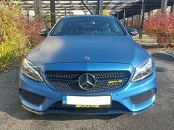 Culoarealbastru Utilizat 2017 Mercedes C200 AMG line Coupe | 27.800 EUR (Scump)