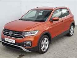 Portocaliu mediu metalic Utilizat 2021 VW T-Cross Style SUV | 21.563 EUR (Preț OK)