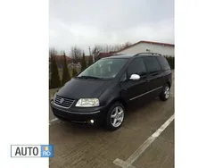 Negru Utilizat 2004 VW Sharan Monovolum | 4.350 EUR (Puțin scump)