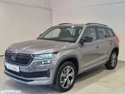 Gri inchis metalic Utilizat 2022 Skoda Kodiaq SportLine SUV | 39.930 EUR (Scump)