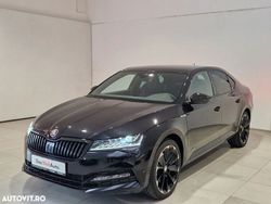 Negru metalic perleffect Utilizat 2023 Skoda Superb SportLine Berlinǎ | 38.700 EUR