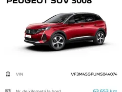 Rosu Utilizat 2021 Peugeot 3008 GT-line SUV | 25.000 EUR (Scump)