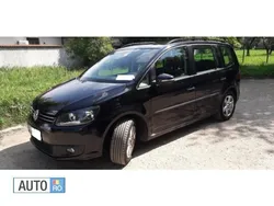 Negru Utilizat 2014 VW Touran Monovolum | 9.500 EUR (Puțin scump)