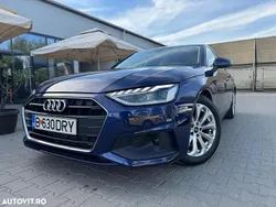 Culoarealbastru Utilizat 2021 Audi A4 Advanced Break | 26.900 EUR (Puțin scump)