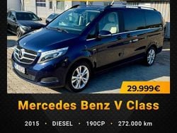 Culoarealbastru Utilizat 2015 Mercedes V250 Avantgarde Edition Monovolum | 29.999 EUR (Puțin scump)
