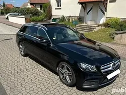 Negru Utilizat 2019 Mercedes E220 AMG line Break | 15.900 EUR (Super Preț)
