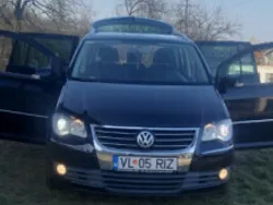 Negru Utilizat 2007 VW Touran Monovolum | 5.000 EUR (Puțin scump)