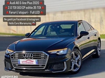 Second-hand Audi A6 S-Line 163 CP (119 kW) 2020 Negru Berlinǎ