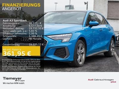 Albastru Utilizat 2023 Audi A3 Sportback e-tron S-Line Hatchback | 28.758 EUR (Preț bun)