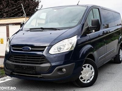 Culoarealbastru Utilizat 2016 Ford Transit Custom Trend Monovolum | 12.500 EUR (Puțin scump)
