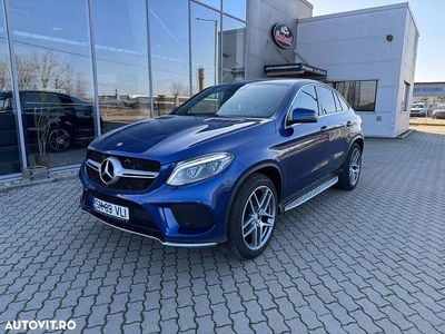 Second-hand Mercedes GLE350 AMG line 258 CP (189 kW) 2017 Culoarealbastru Coupe