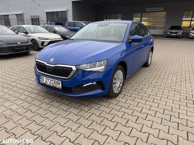 Second-hand Skoda Scala Ambition 95 CP (69 kW) 2021 Culoarealbastru Hatchback