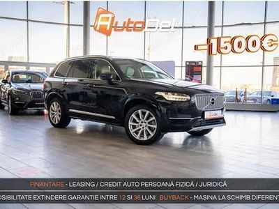 Second-hand Volvo XC90 Inscription 390 CP (286 kW) 2019 Negru SUV