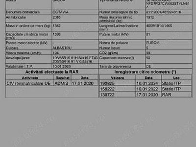 Second-hand Skoda Octavia 110 CP (80 kW) 2016 Break