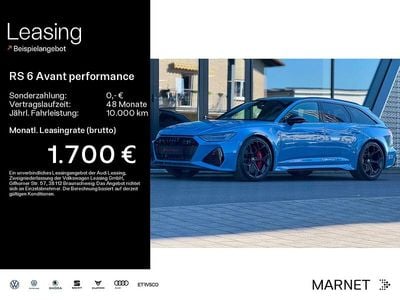Albastru Utilizat 2025 Audi RS6 Performance Break | 153.008 EUR (Scump)