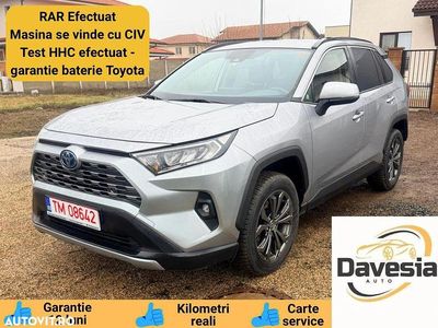 Second-hand Toyota RAV4 Hybrid 222 CP (163 kW) 2022 Culoareargint SUV