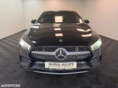 Culoarenegru Utilizat 2018 Mercedes A180 AMG line Hatchback | 17.787 EUR (Puțin scump)