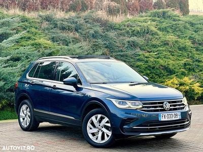 Second-hand VW Tiguan Highline 200 CP (147 kW) 2021 Culoarealbastru SUV