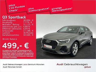 Utilizat 2021 Audi Q3 Sportback SUV | 41.999 EUR (Scump)