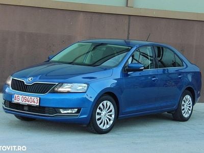 Second-hand Skoda Rapid Drive 125 CP (91 kW) 2017 Culoarealbastru Berlinǎ