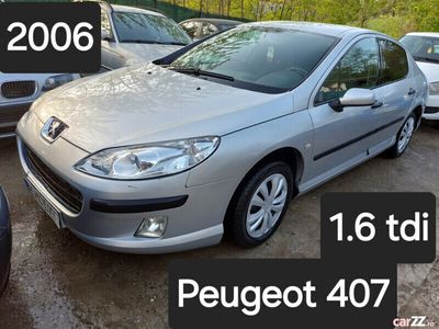 second-hand Peugeot 407 2006,1.6tdi- rate cu buletinul