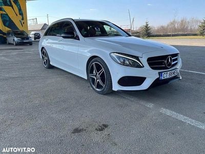 Second-hand Mercedes C250 AMG line 204 CP (150 kW) 2017 Culoarealb Break
