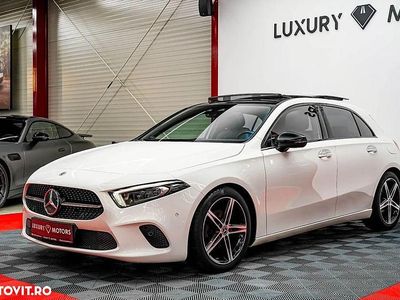 Second-hand Mercedes A180 Progressive 116 CP (85 kW) 2019 Culoarealb Hatchback