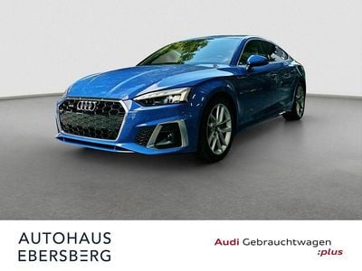 Second-hand Audi A5 Sportback S-Line 204 CP (150 kW) 2021 Albastru Hatchback